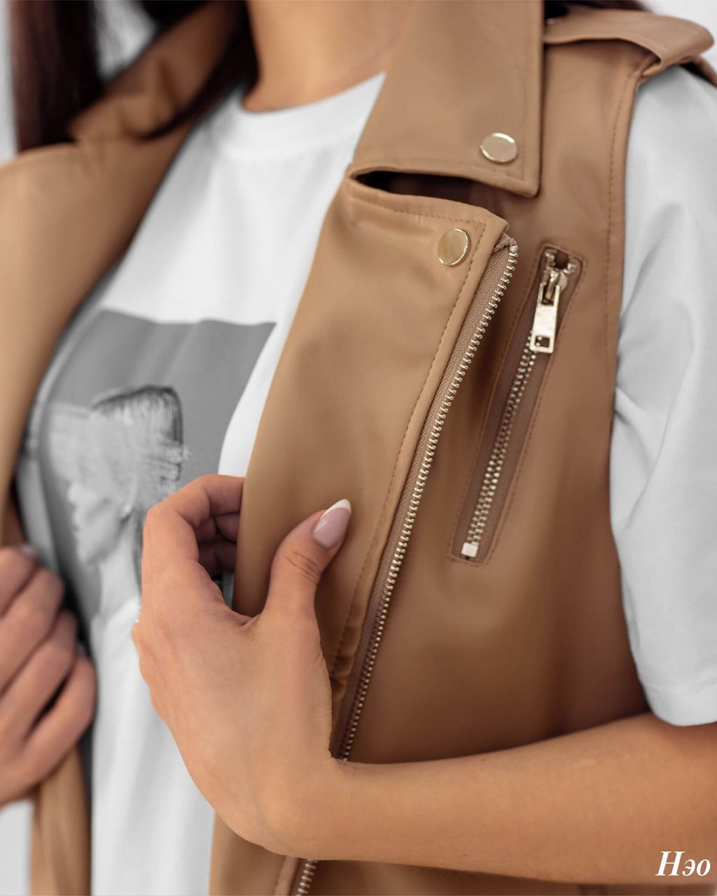 Жилетка Нэо (бежевый) - Nadi bordo фото 6