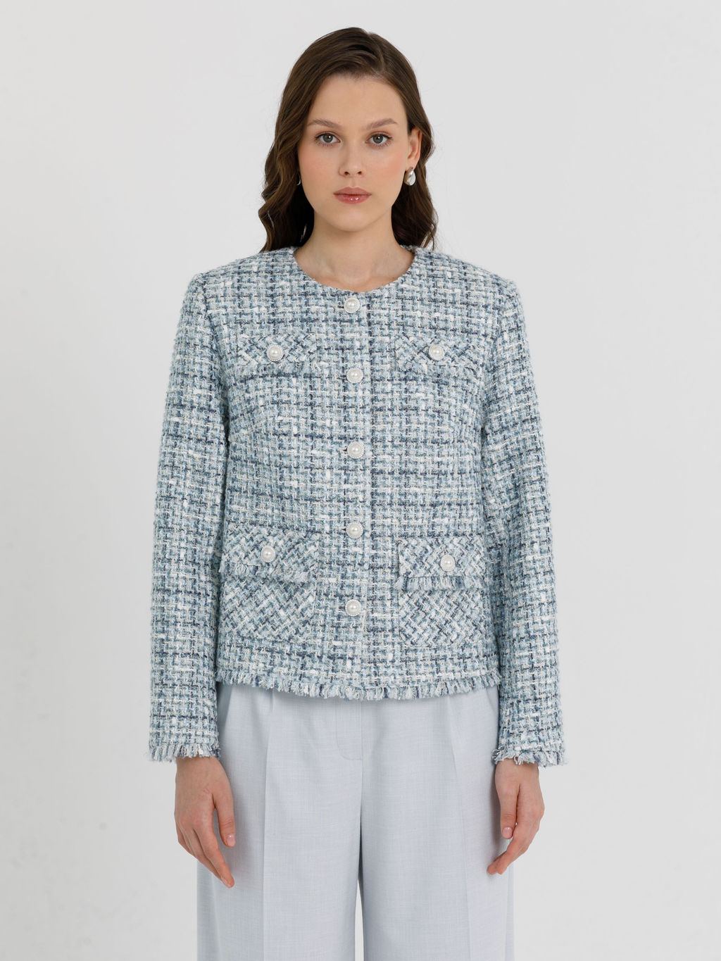 Жакет в клетку