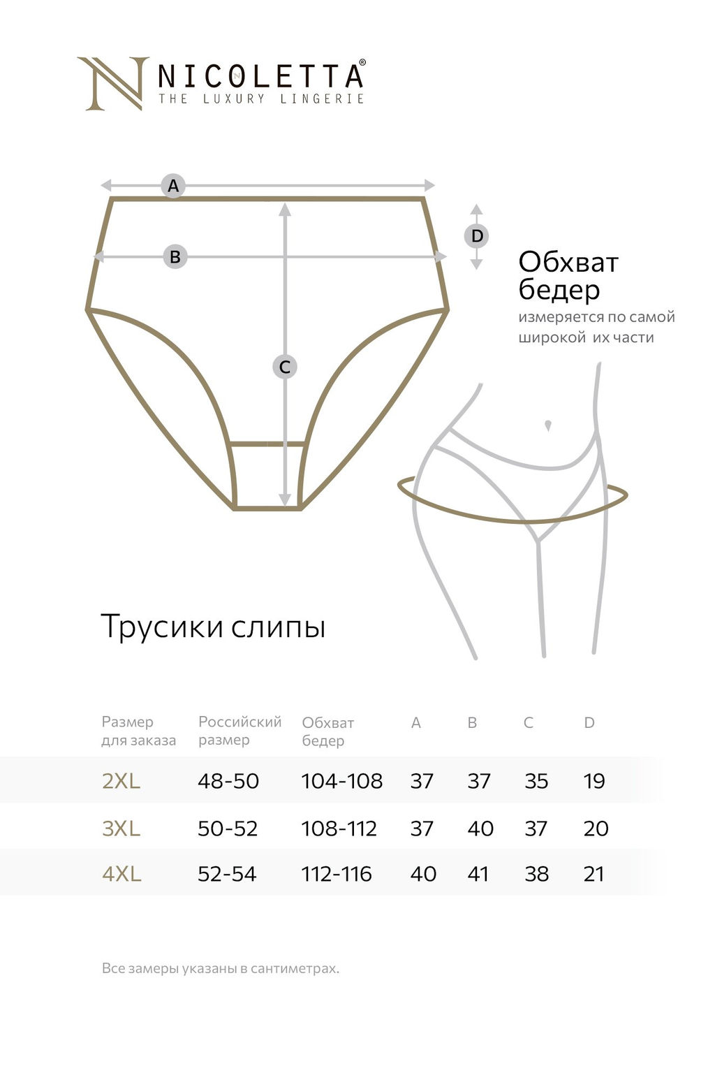 Женские трусы-слипы в рубчик 5 шт. Nicoletta  фото 3