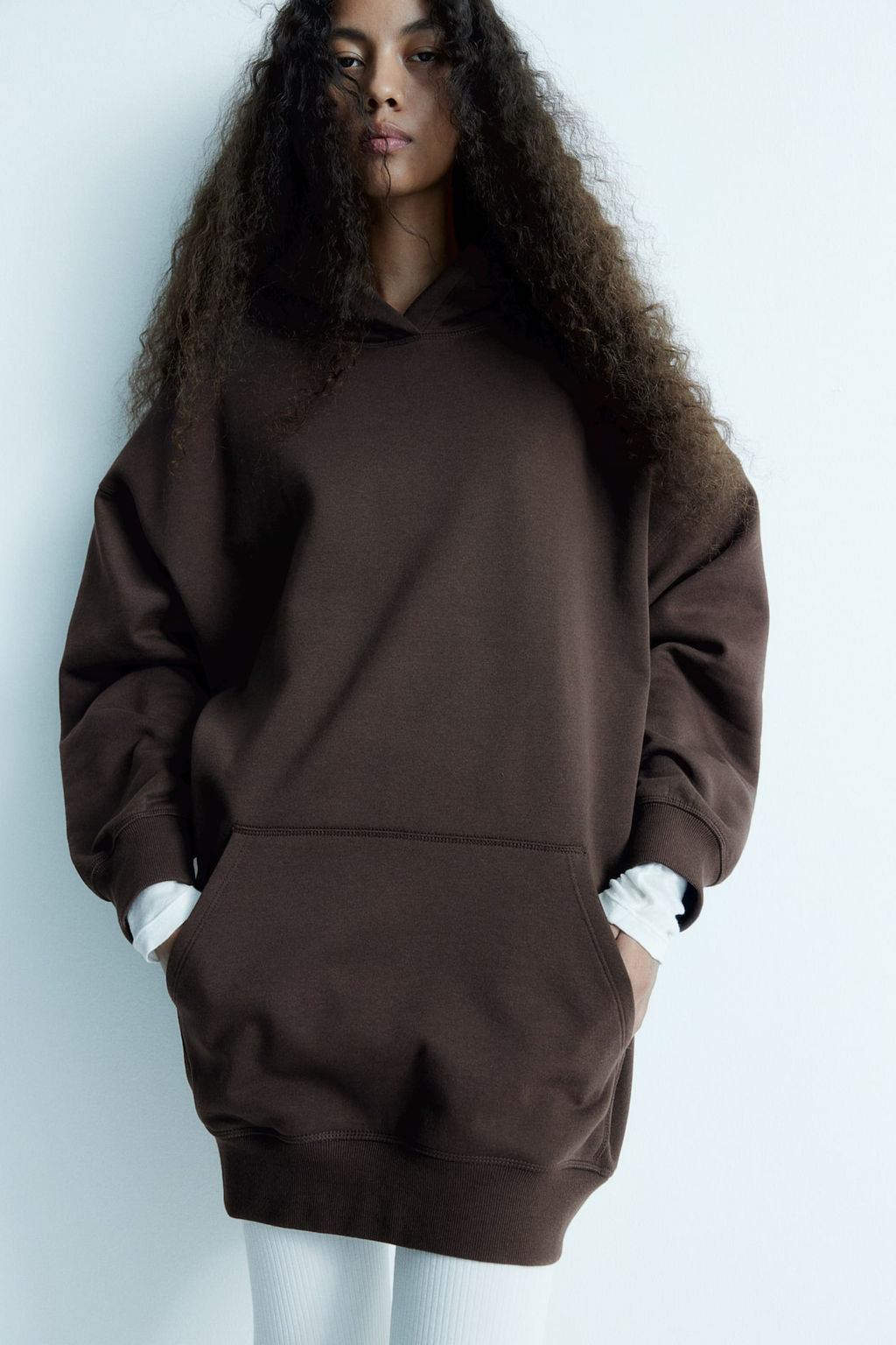 Vestido de algodon con capucha - H&m фото 2