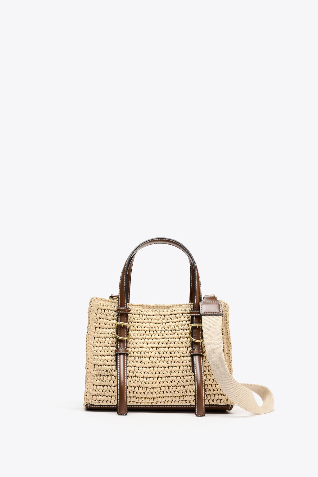 WOVEN MINI TOTE BAG - Zara фото 16