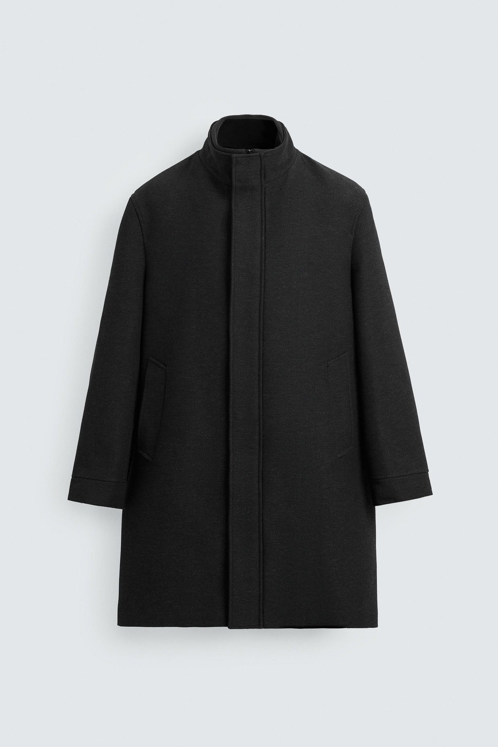 ABRIGO CUELLO DESMONTABLE / Gris - Zara фото 7