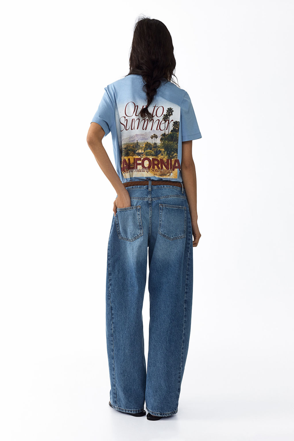 Barrel Regular Waist Jeans - H&m фото 7