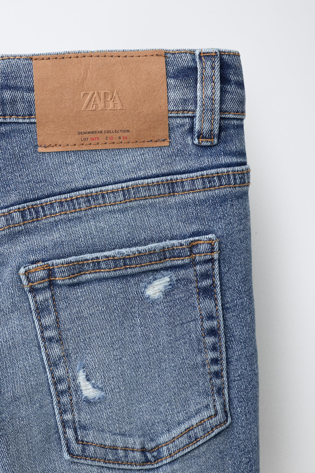DENIM SKINNY ROTOS / Azul - Zara фото 3