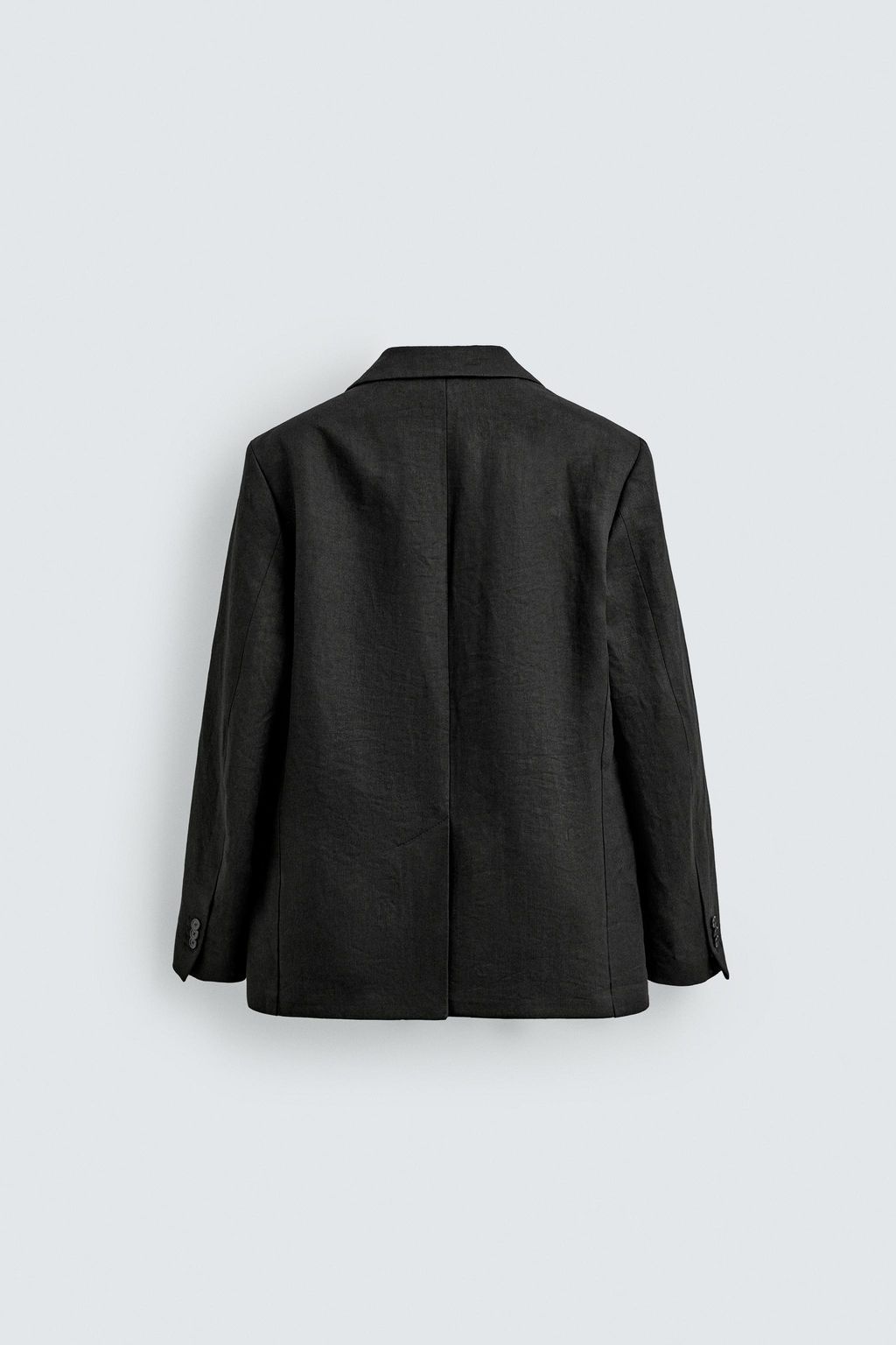 BLAZER TRAJE TWILL 100% LINO AARON LEVINE X ZARA / Negro  фото 7