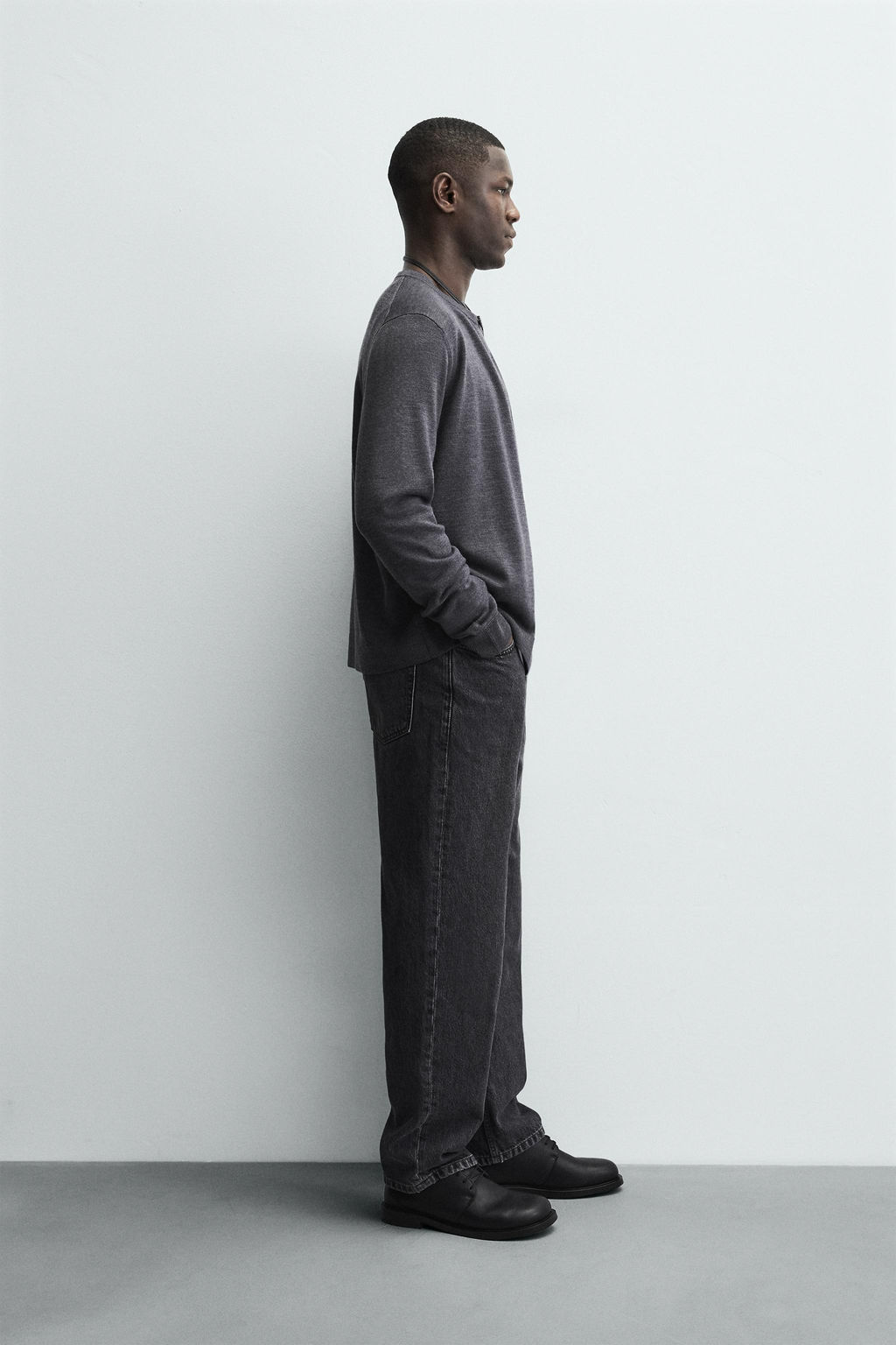 REGULAR FIT CARDIGAN WITH WOOL - Zara фото 4