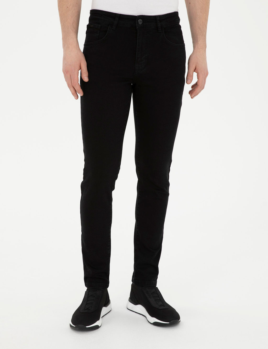 Siyah Slim Fit Jean Pantolon