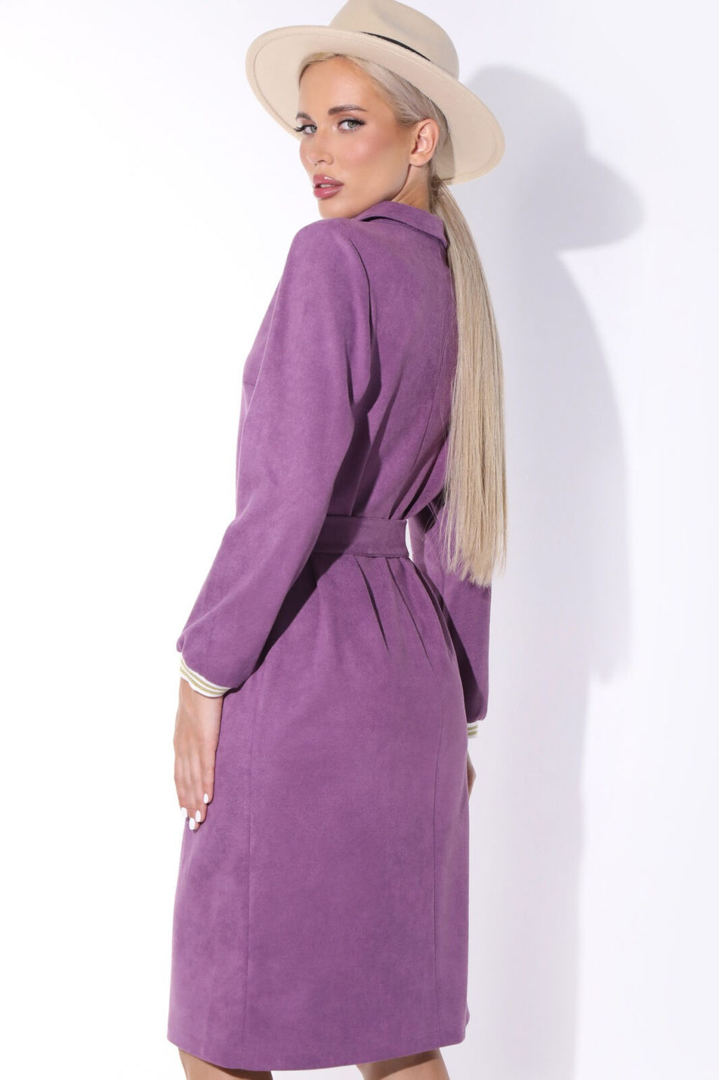 Платье Поло (ежевика) - Эльза фото 8