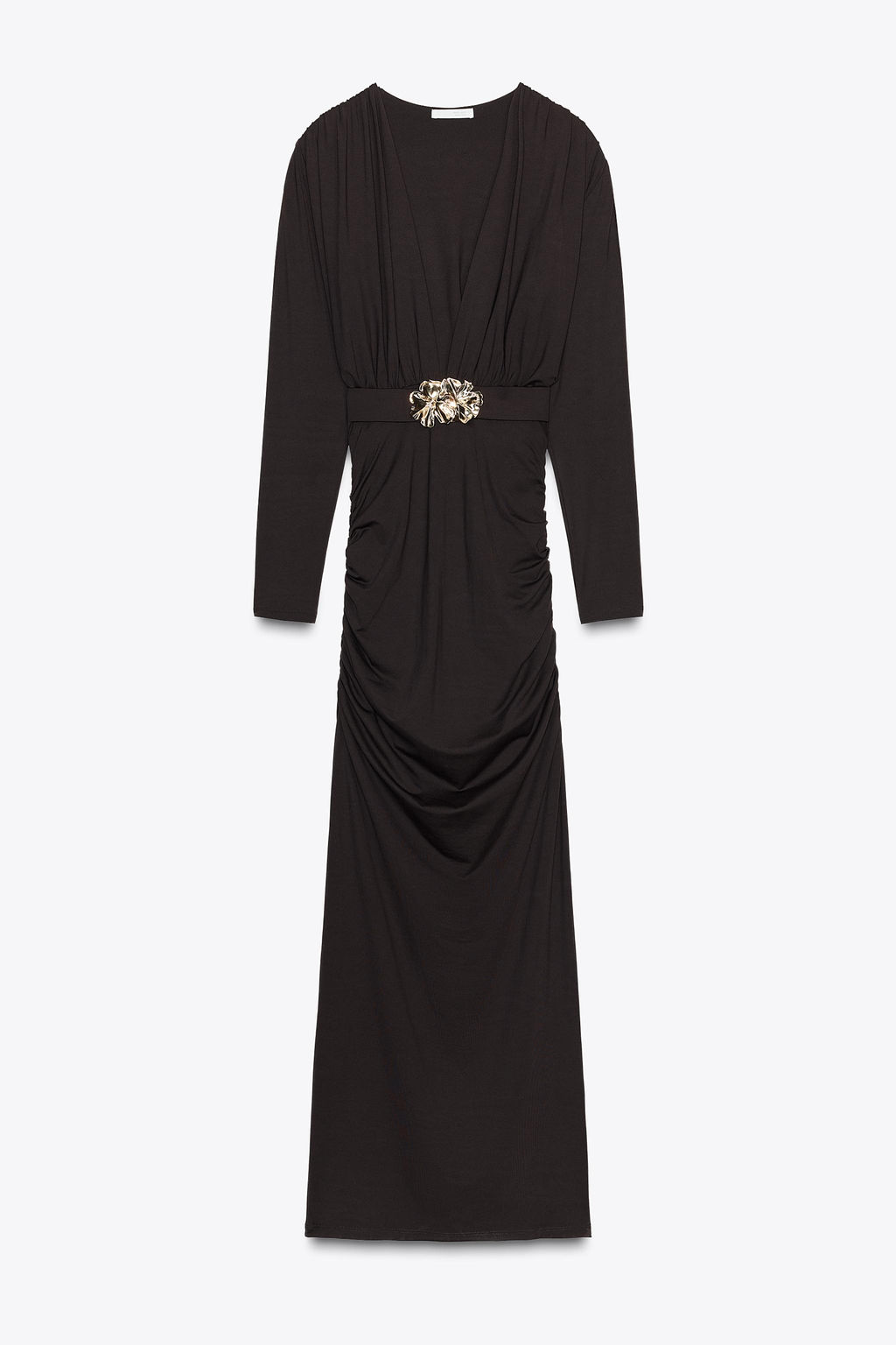 POLYAMIDE DRESS WITH HARDWARE BELT - Zara фото 16
