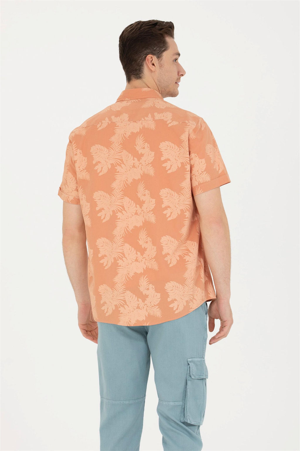 U. S. Polo Assn Мужская рубашка с коротким рукавом в плитку - U.s. polo assn фото 12