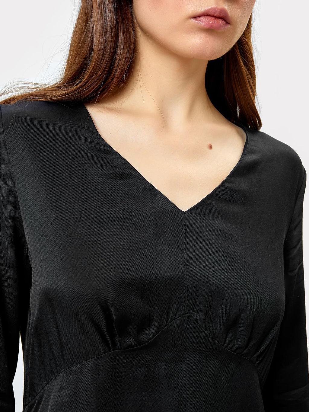 Платье женское миди в черном цвете черный 152379 - Mark formelle фото 5