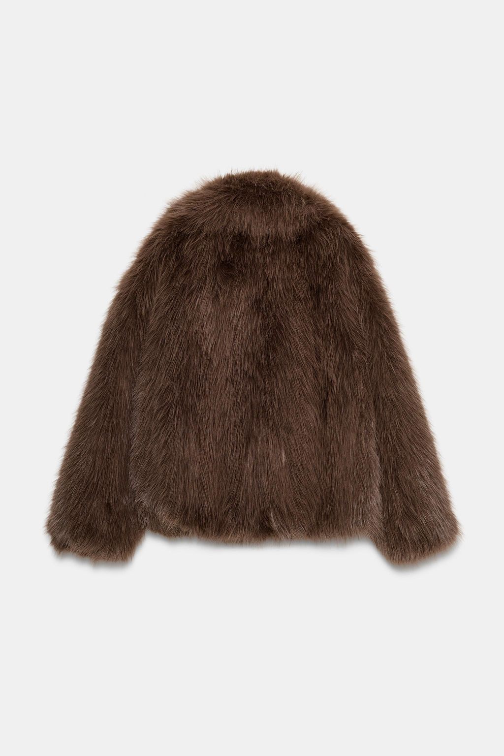 ZW COLLECTION FAUX FUR JACKET - Zara фото 6
