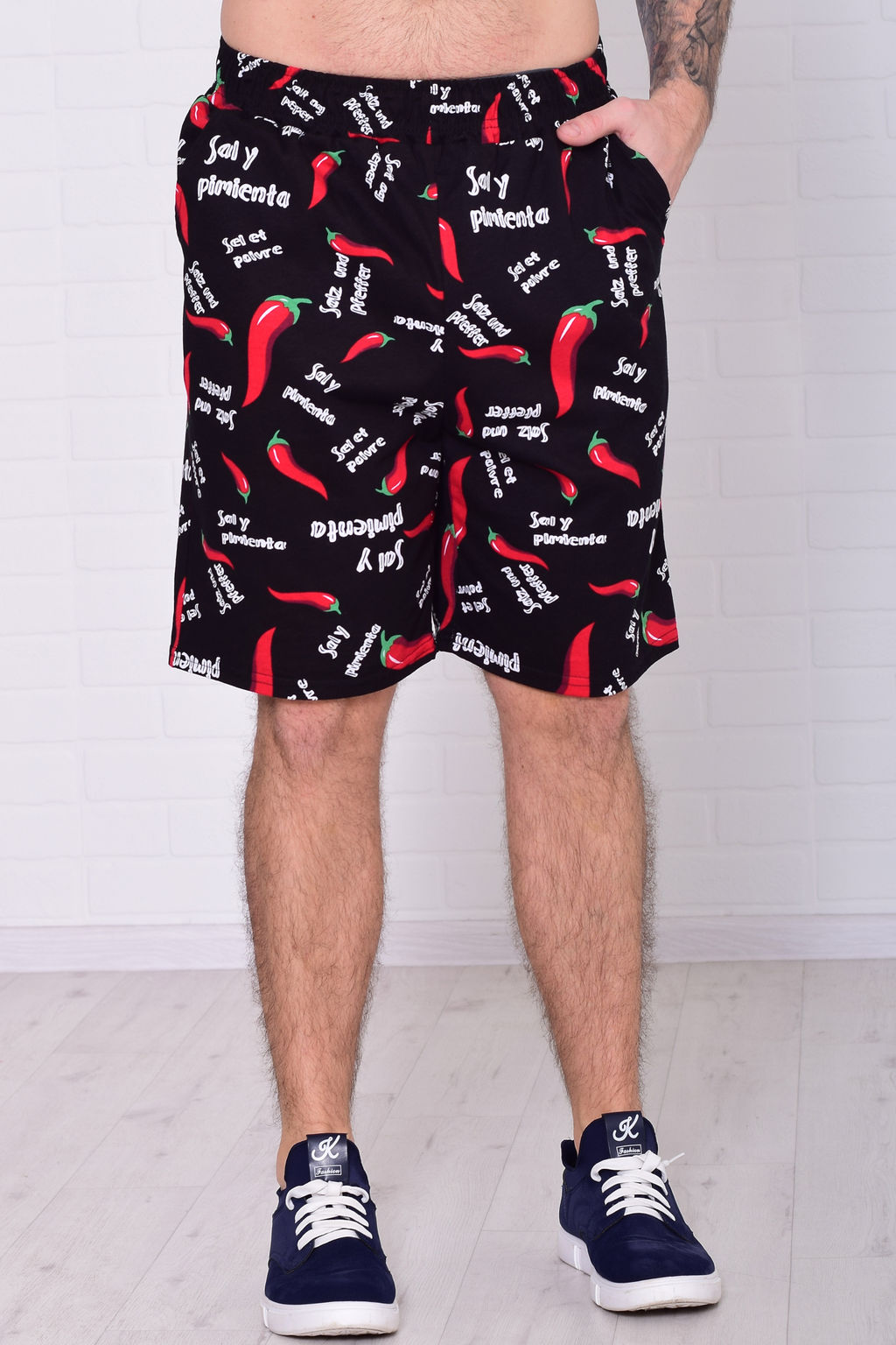 Шорты мужские 9-173 из хлопка - Новое кимоно фото 6