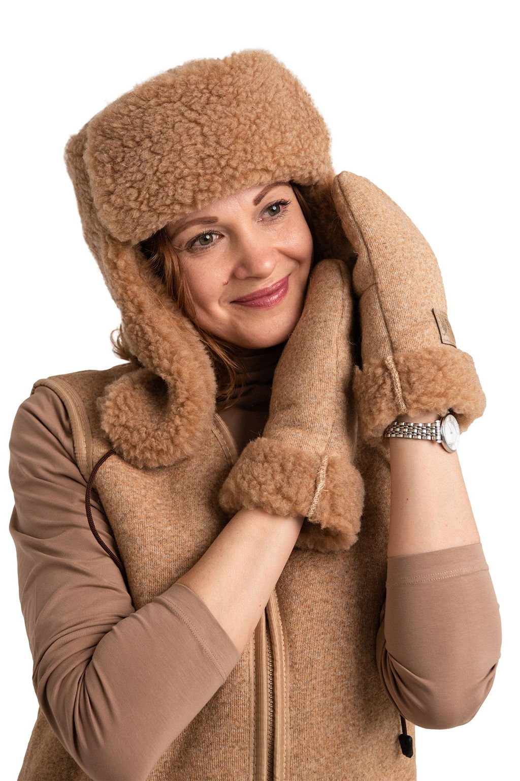 Варежки меховые РОДИНА - Woollamb фото 7