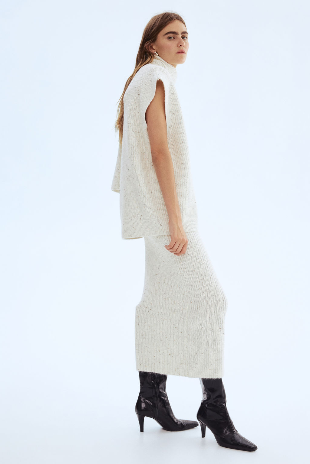 Su?ter sin mangas con cuello tipo bufanda - H&m фото 3
