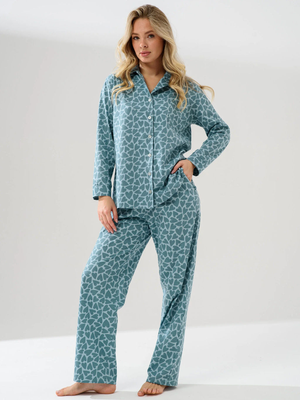 Пижама 100% хлопок  Сердцебиение - Оптима фото 11