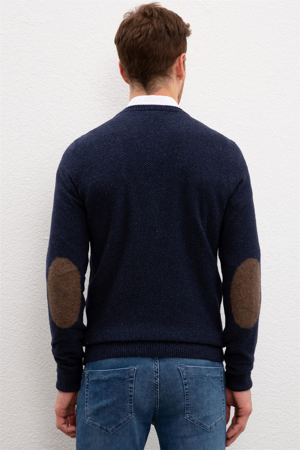 Мужской темно-синий свитер Неожиданная скидка в корзине - U.s. polo assn фото 3