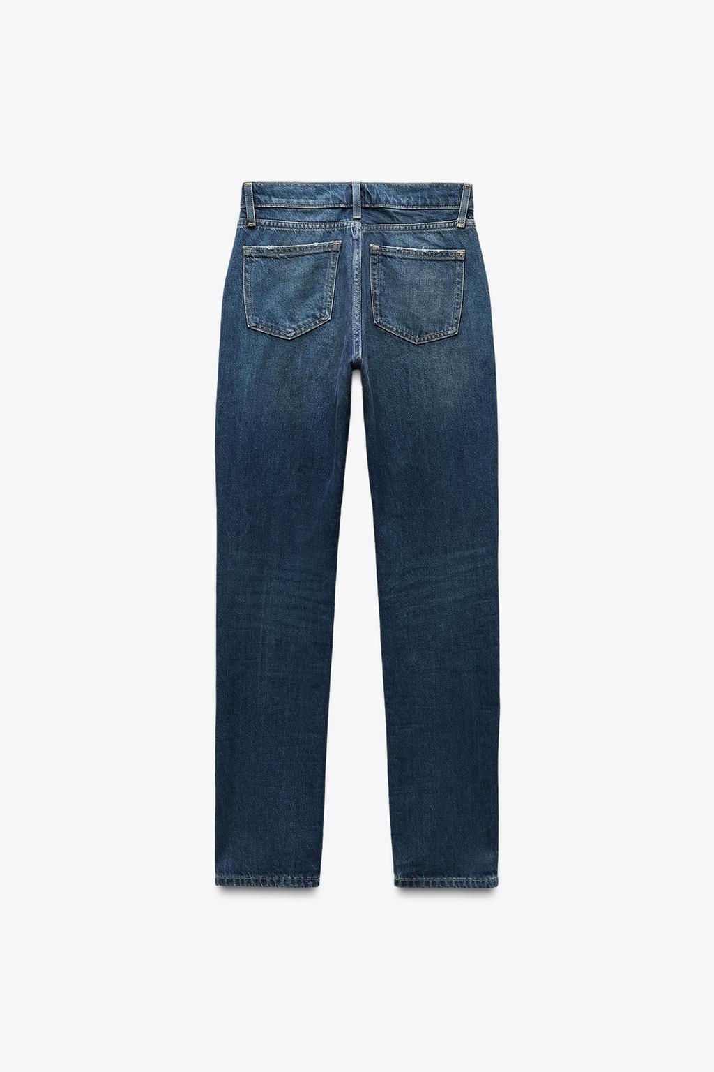 ZW COLLECTION STRAIGHT LOW-RISE JEANS - Zara фото 7