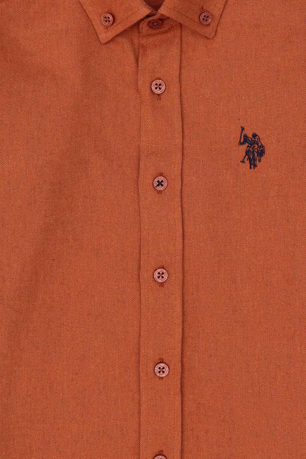 Базовая рубашка Brick с длинными рукавами для мальчика Неожиданная скидка в корзине - U.s. polo assn фото 3