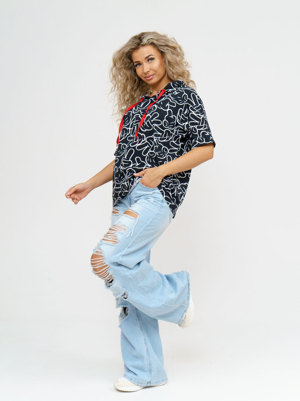 940 Футболка "Черный/микки"