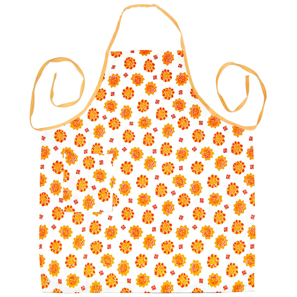 Солнечная Фартук Хозяюшка 68х72см, с карманом, на завязках, хлопок Премиум 186г/м2, Домашняя мода (Россия)  фото 5