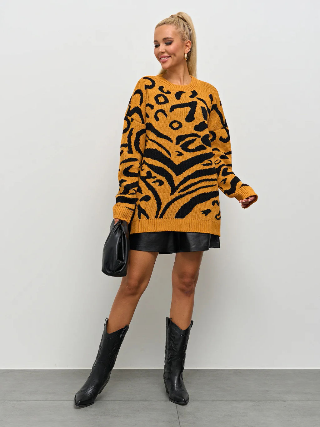 JETTY Туника вязаная оверсайз  фото 7