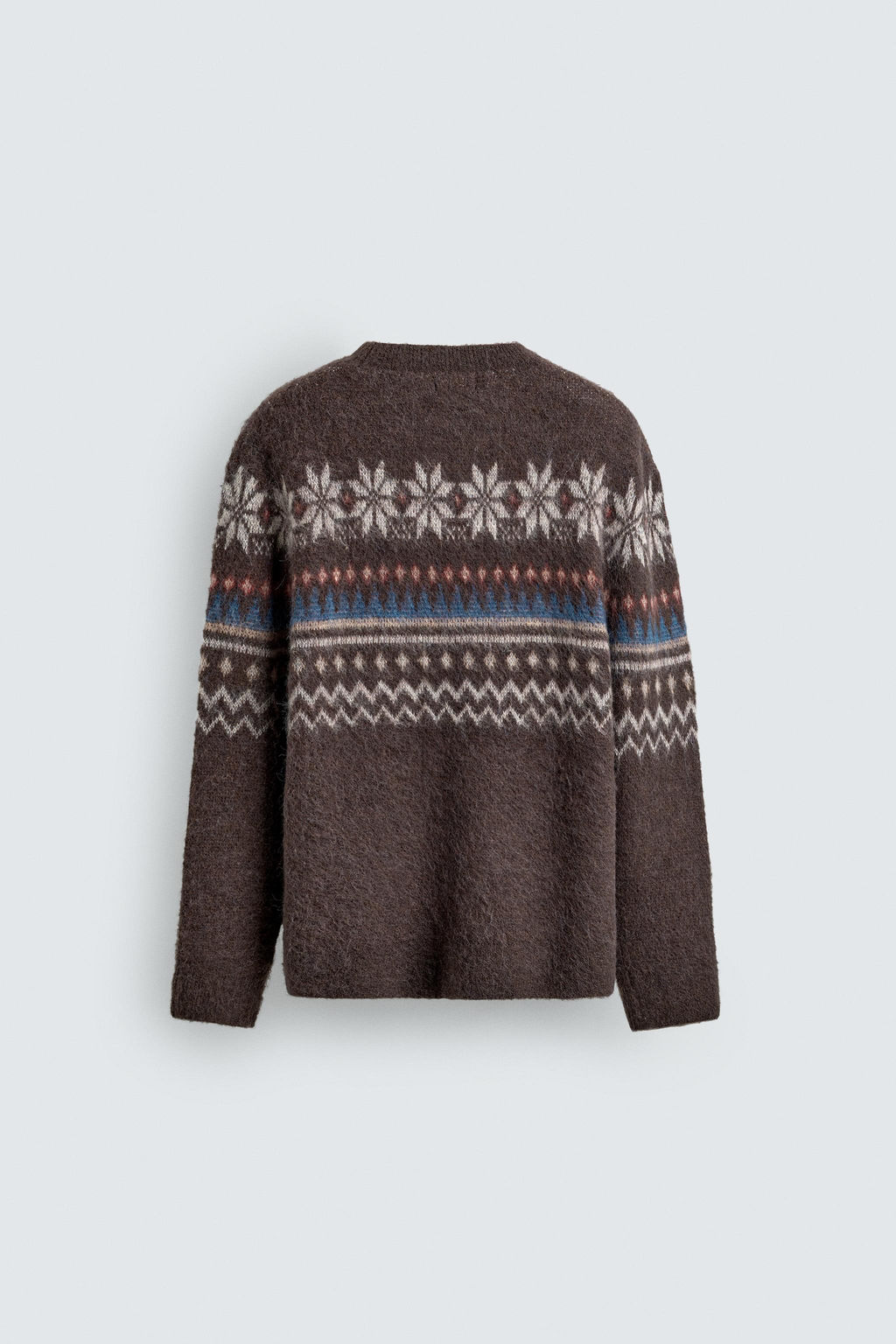 TEXTURED FAIRISLE JACQUARD JUMPER - Zara фото 8
