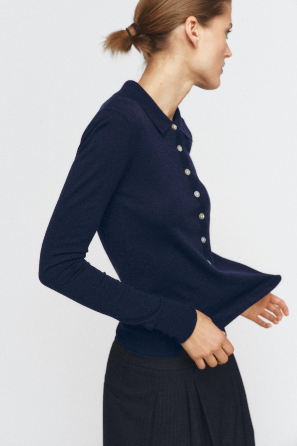 FINE KNIT WOOL POLO SHIRT - Zara фото 4