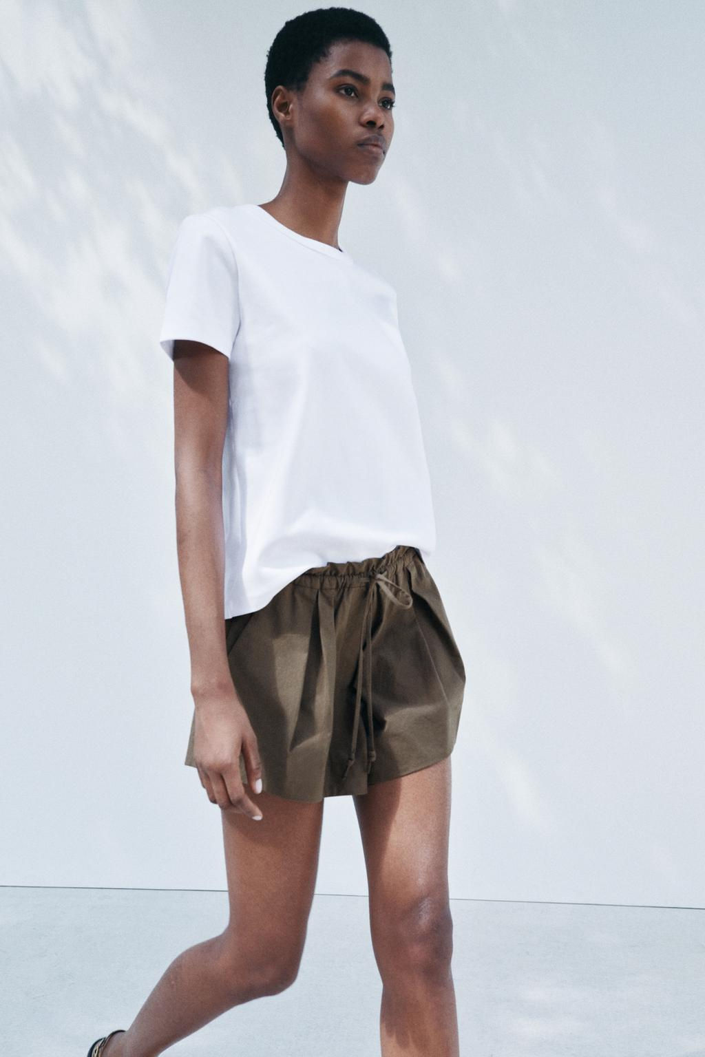 SHORT SLEEVE INTERLOCK T-SHIRT - Zara фото 17