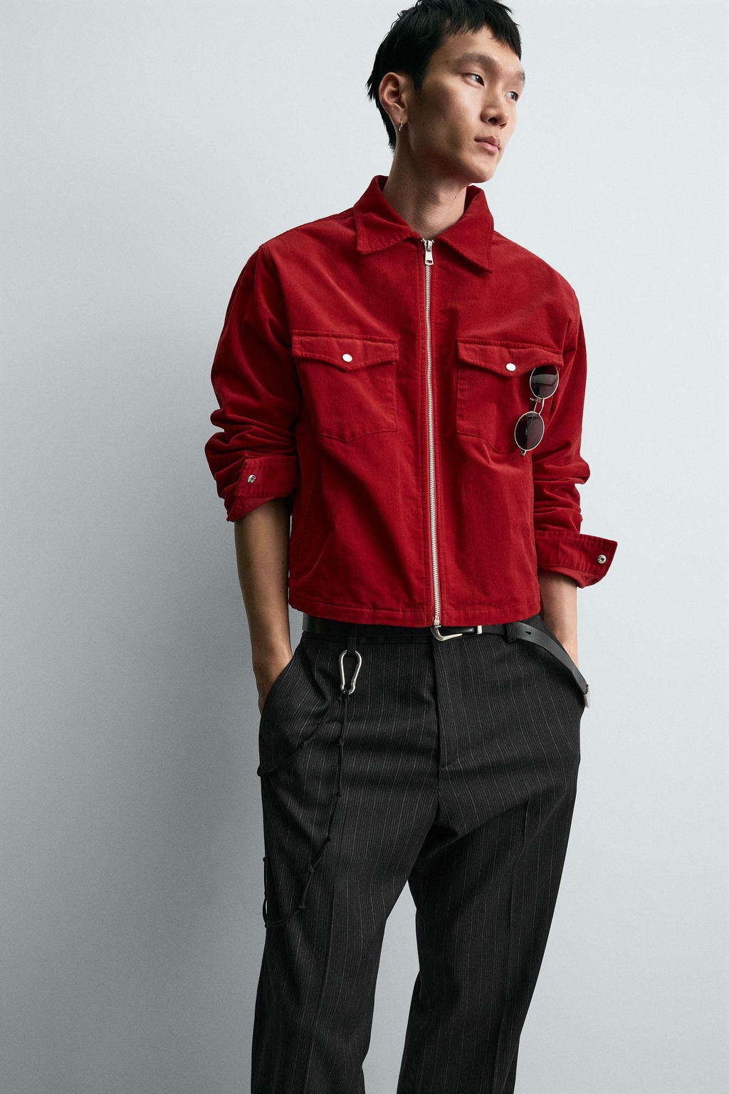 BOXY FIT CORDUROY OVERSHIRT - Zara фото 7