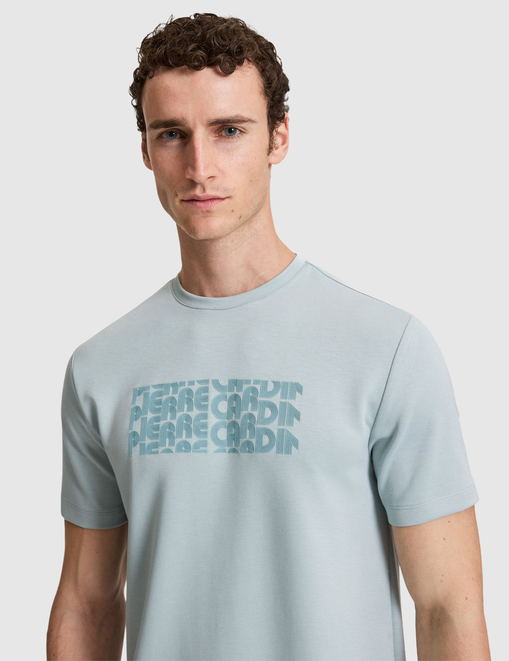 Koyu Mint Regular Fit Bisiklet Yaka Ti__rt
