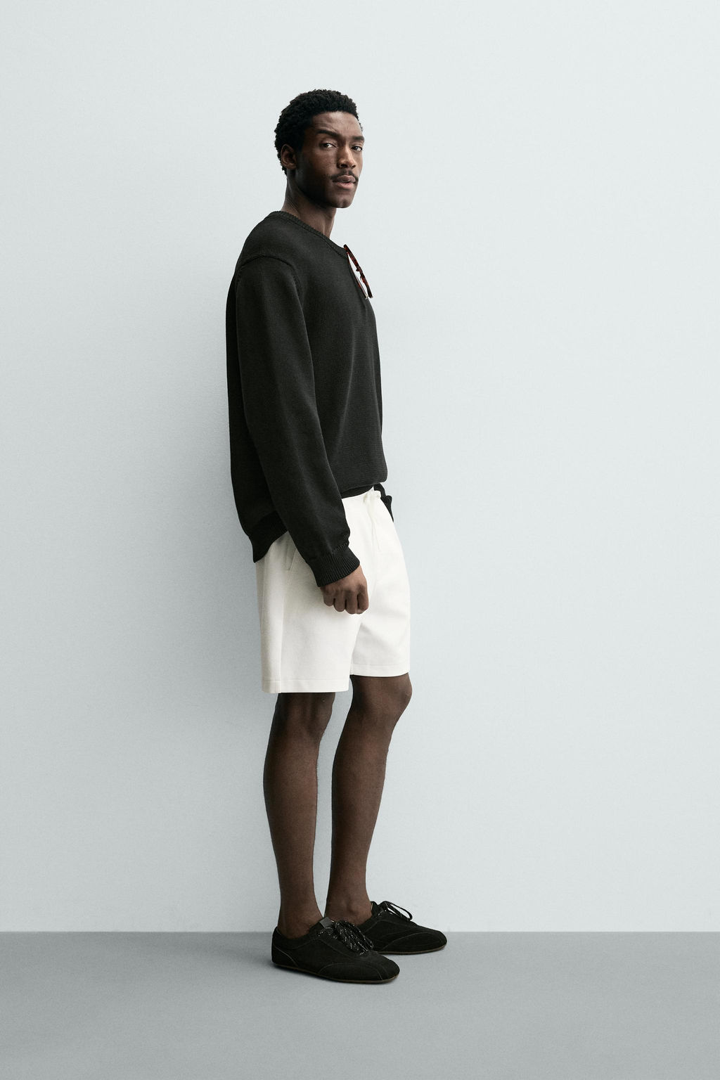 COMFORT TEXTURED BERMUDA SHORTS - Zara фото 4