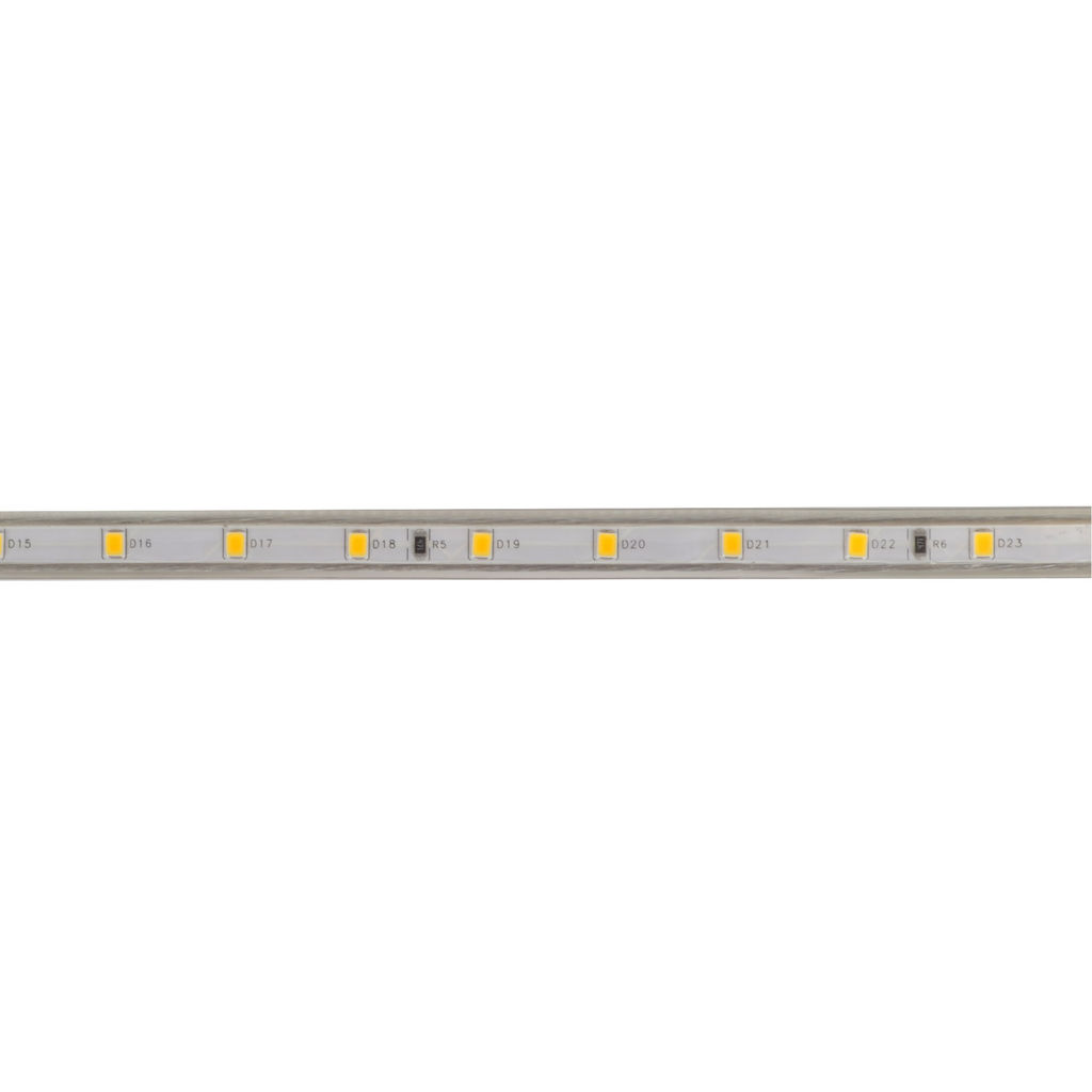 ULS-Q325 2835-60LED/m-10mm-IP67-220V-6W/m-50M-WW Светодиодная гибкая герметичная лента Volpe. В ПВХ трубке. Упаковка - бобина 50 м. IP67. Угол излучения 120. Кратность резки 1 м. Теплый белый свет.