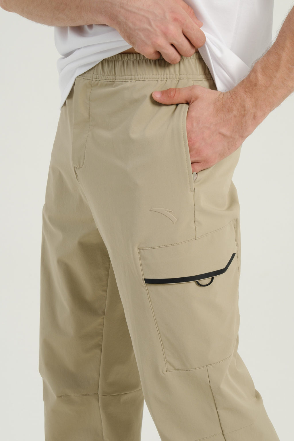 Брюки текстильные Бежевый - Anta фото 3