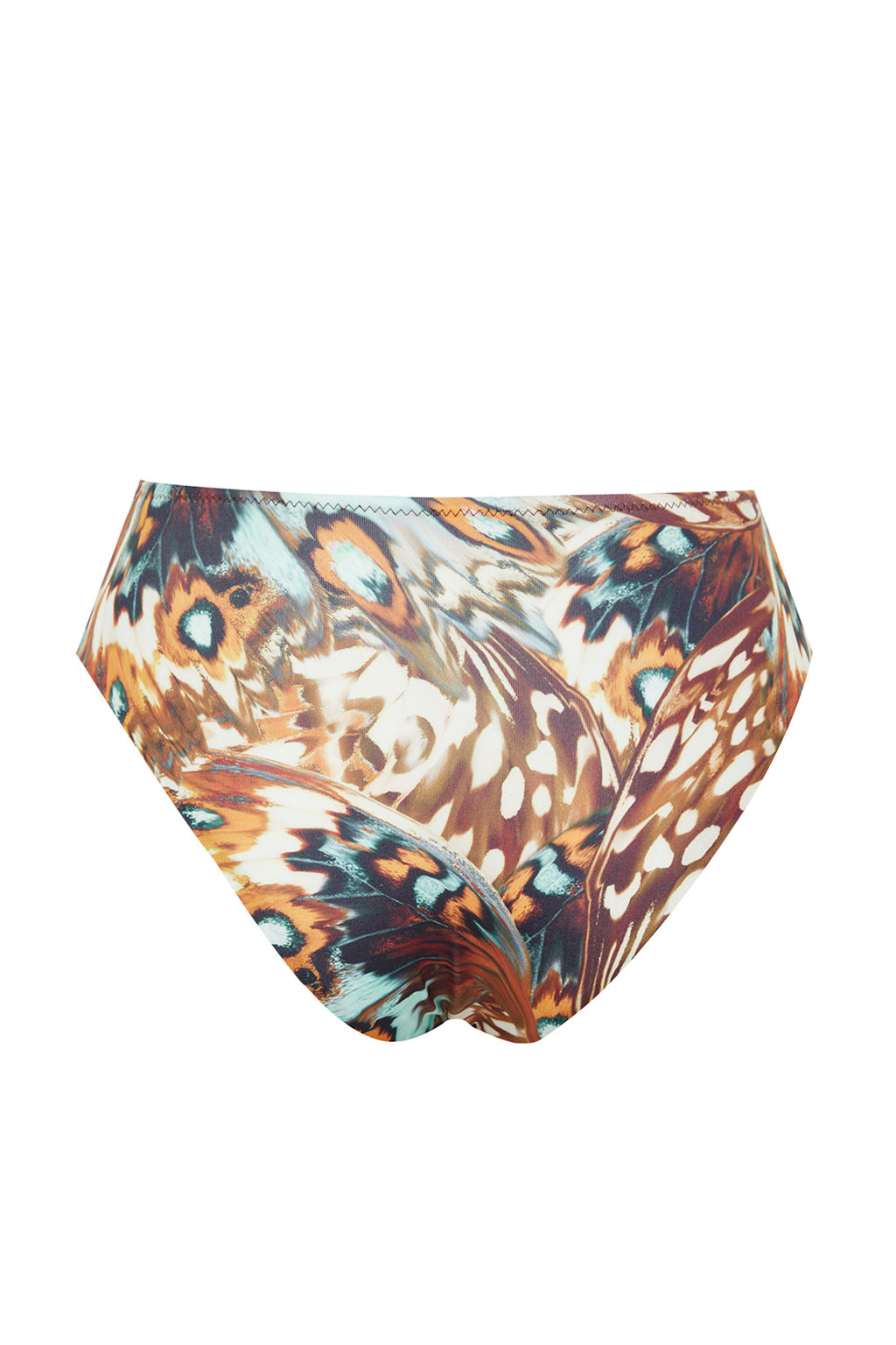 TRENDYOLMILLA Hayvan Desenli Dugumlu Yuksek Bel Hipster Bikini Alt? TBESS24BA00003  фото 10