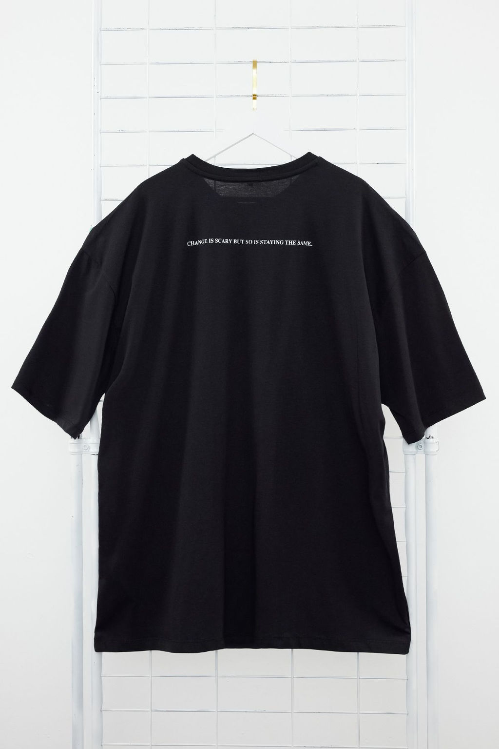 Buyuk Beden Siyah Oversize Cep Detayl? Bask?l? %100 Pamuklu T-Shirt TMNSS24BF00026 - Trendyolmilla фото 11
