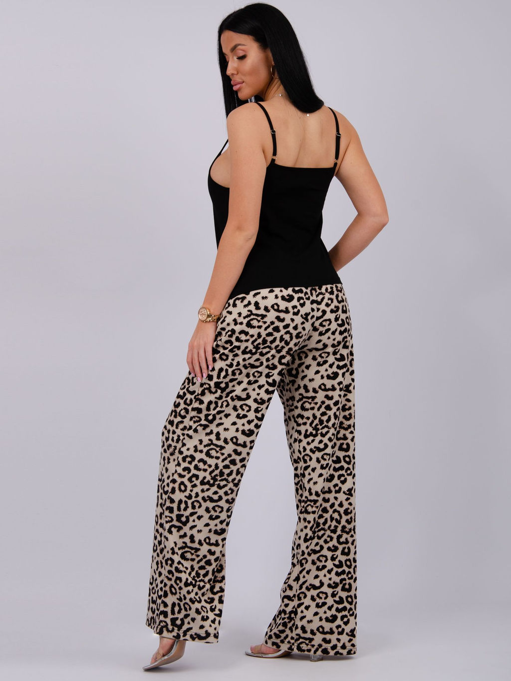 Костюм Кокетка 2 брюки, трикотаж - Малина фото 4