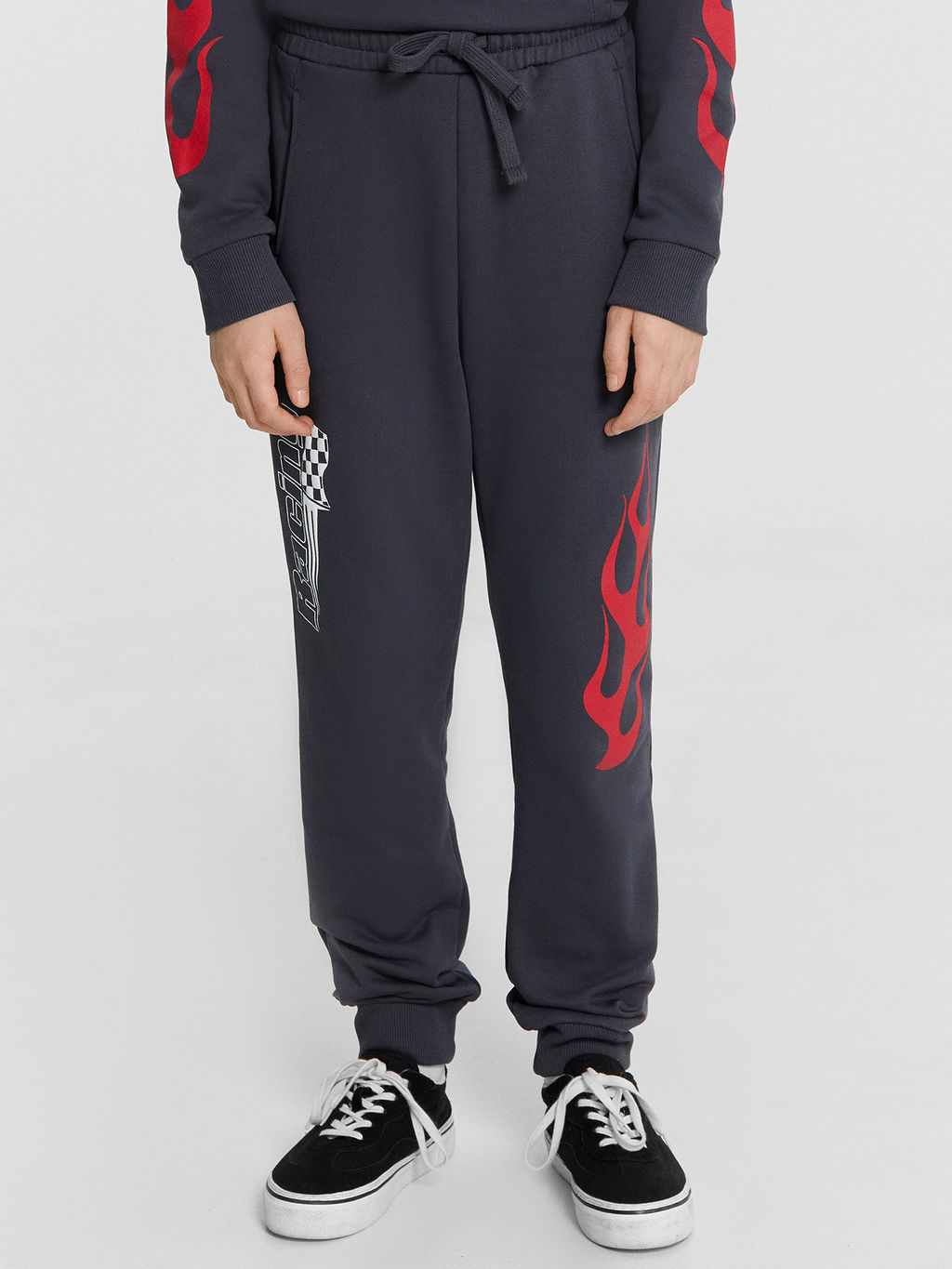 Комплект для мальчиков серый с принтом и надписью Racing - Mark formelle фото 5