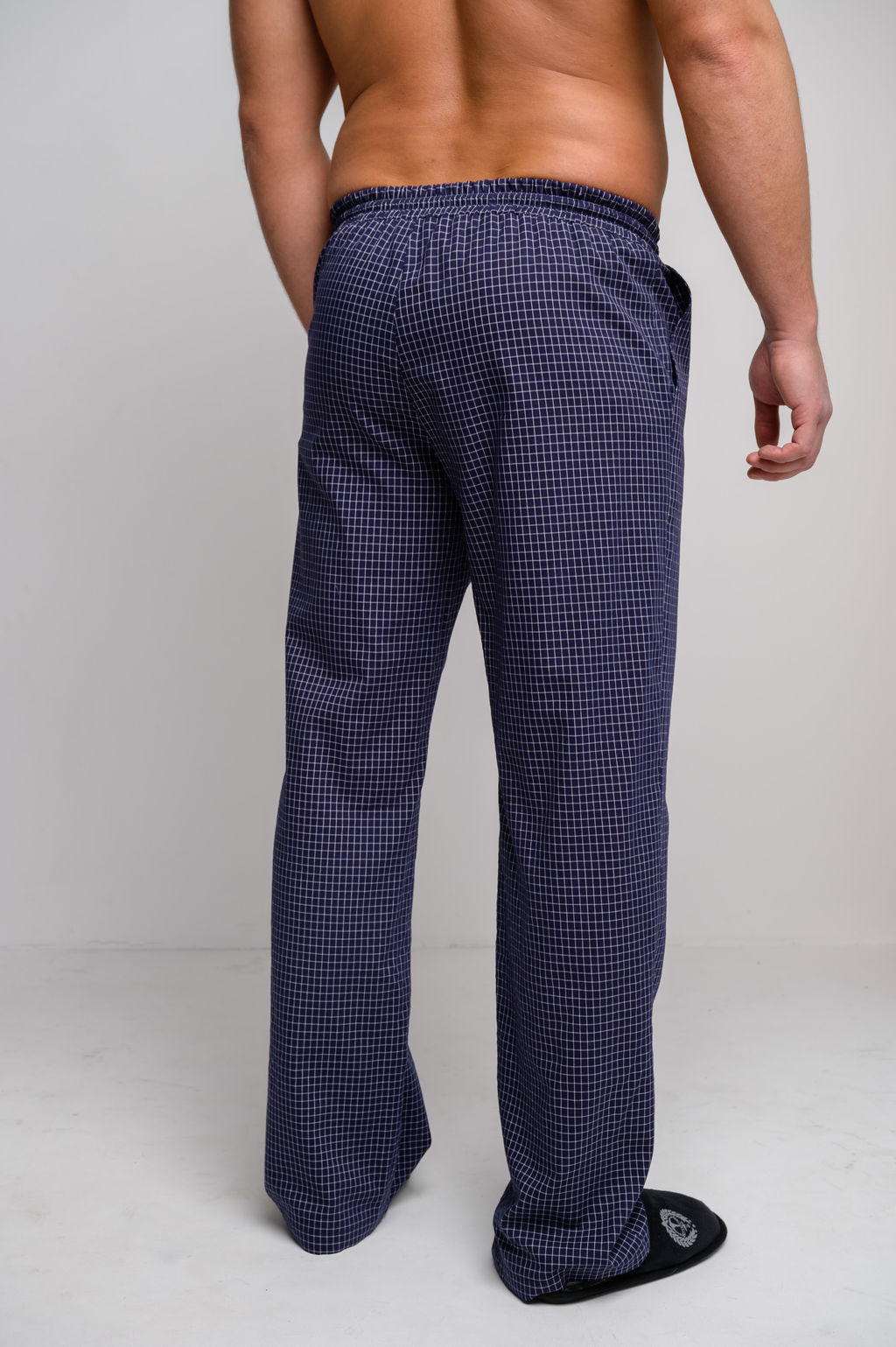 70%лен 30% хлопок Брюки домашние мужские