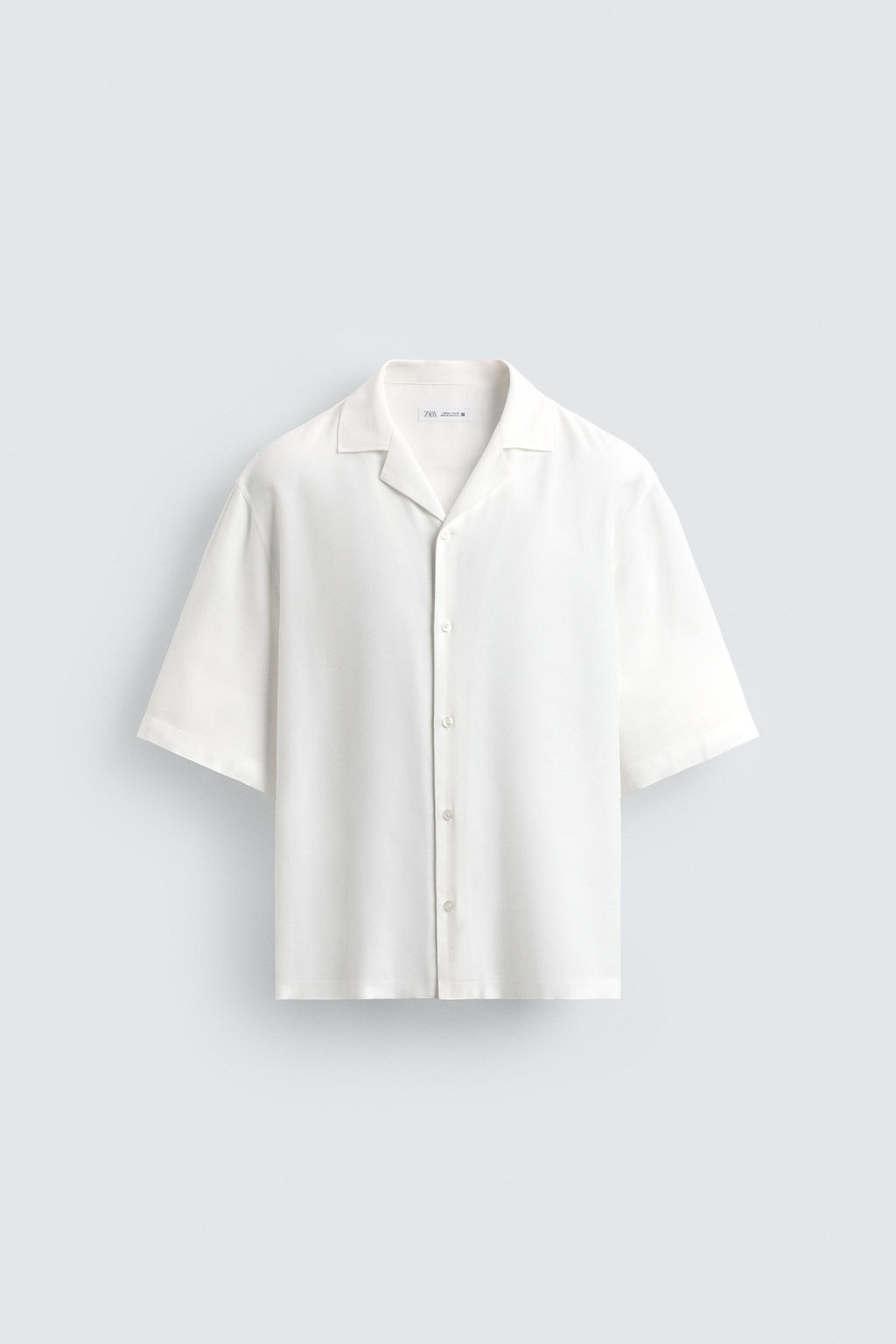 CAMISA FLUIDA BOXY FIT / Blanco roto - Zara фото 8