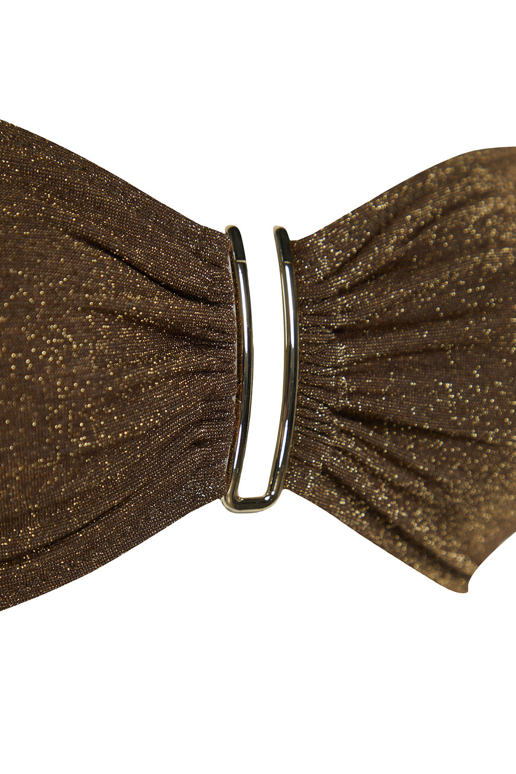 TRENDYOLMILLA Vizon Straplez Aksesuarl? Simli Premium Kumasl? Brazilian Bikini Tak?m? TBESS24BT00054 фото 13