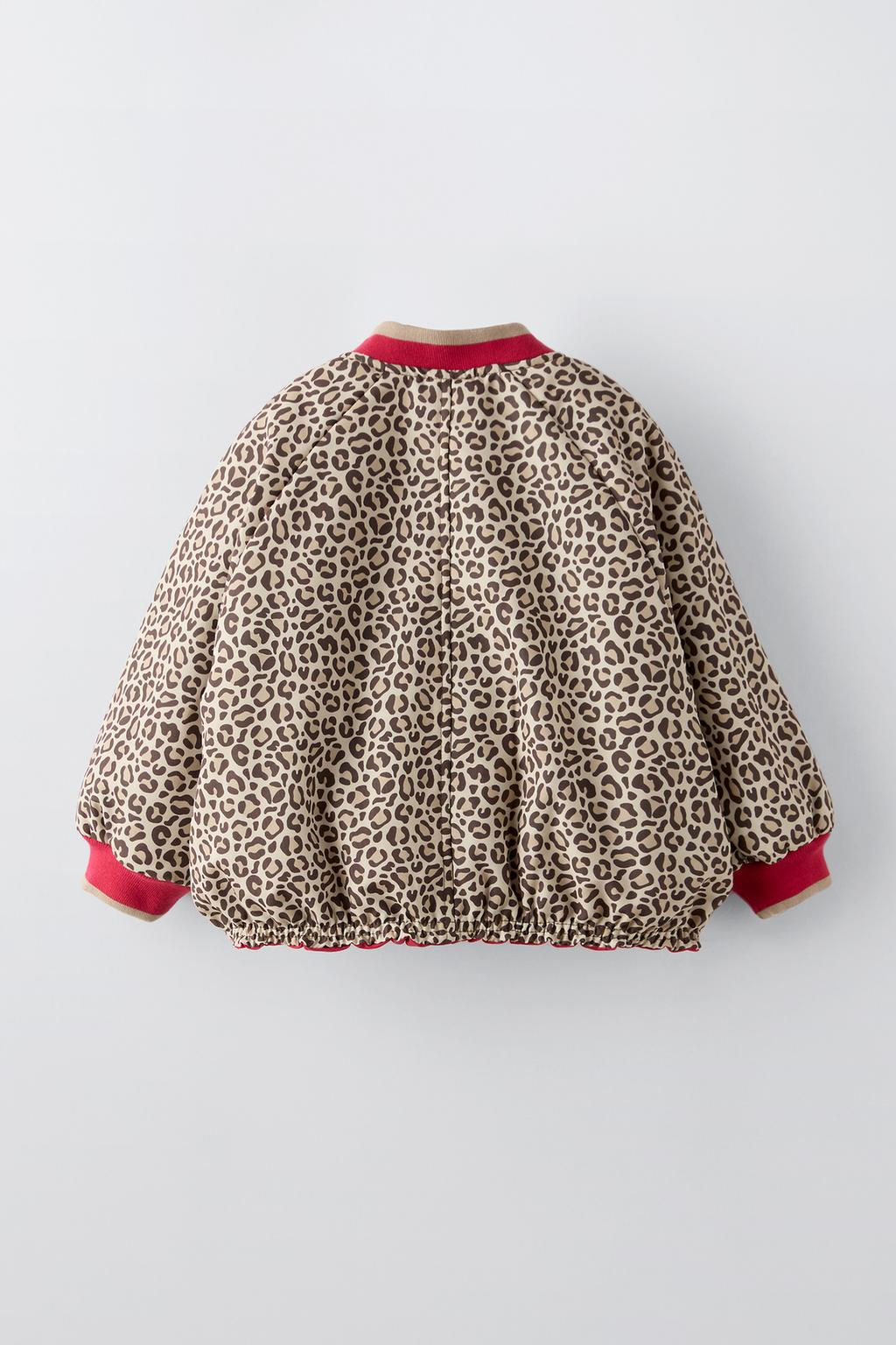 REVERSIBLE ANIMAL PRINT BOMBER JACKET - Zara фото 3