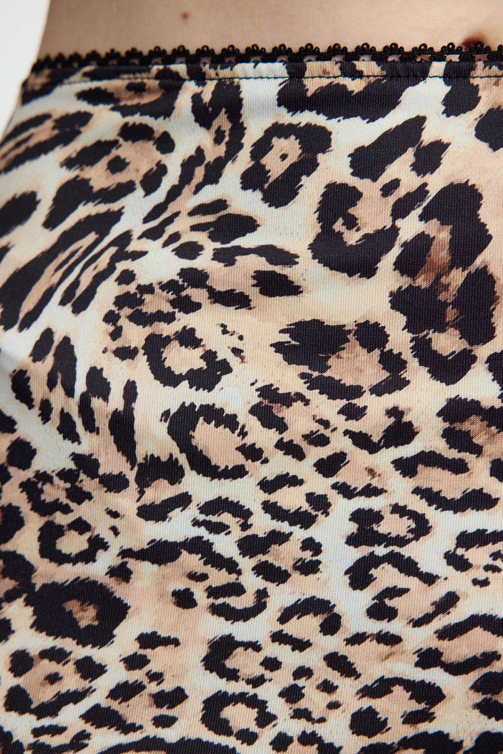 TRENDYOLMILLA Kahverengi Leopar Animal Bask?l? Beli Lastikli Maxi Kalem Etek TWOAW25ET00124  фото 3