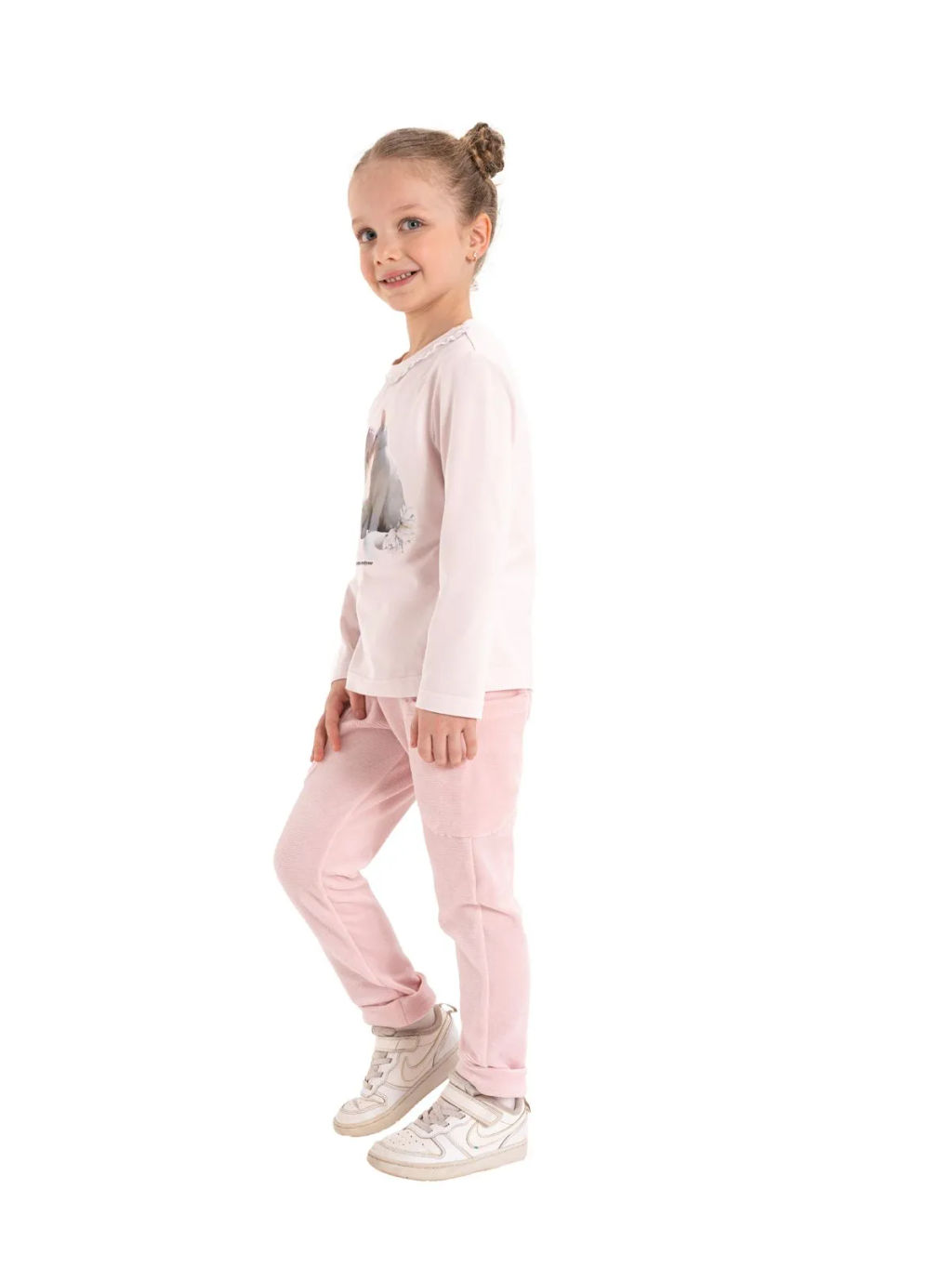 Лонгслив дев. О66625 - Карамелли фото 3