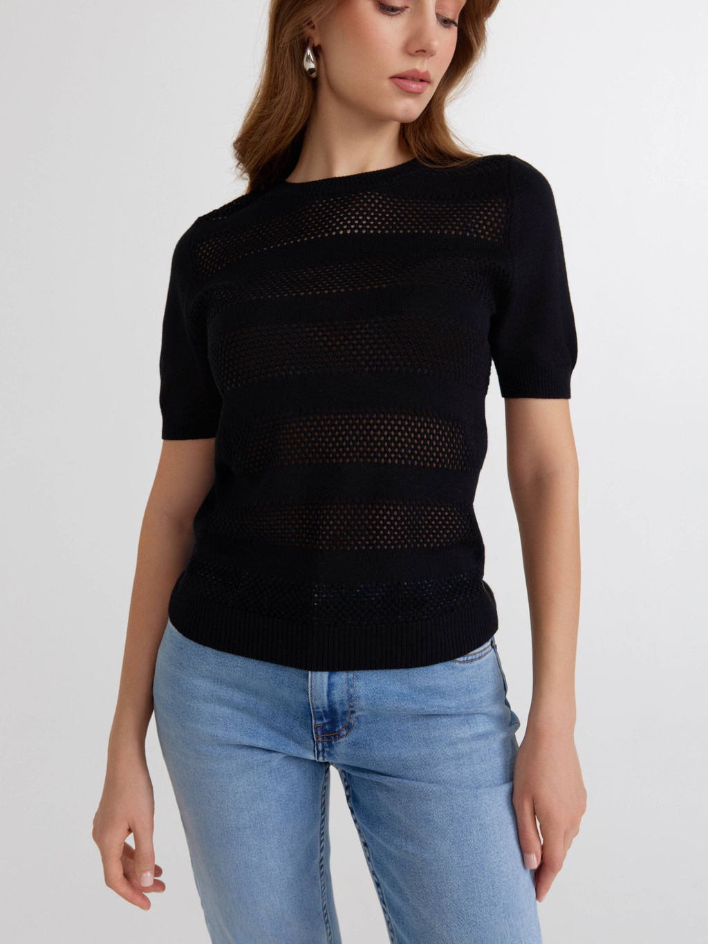 CONTE LDK2459 Джемпер женский black - Conte elegant фото 4