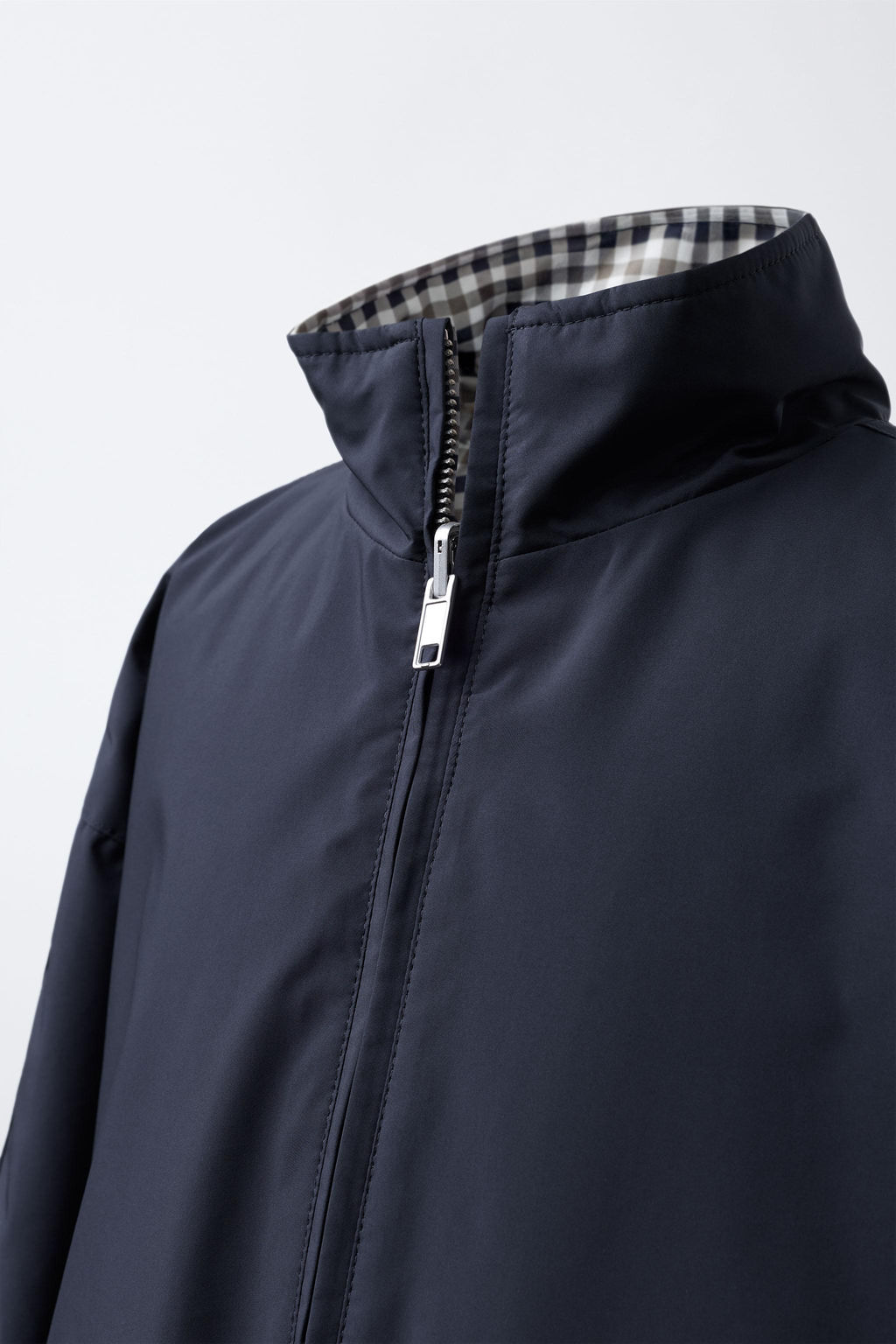 REVERSIBLE AND WATER-REPELLENT CHECK JACKET BENSIMON ® X ZARA
