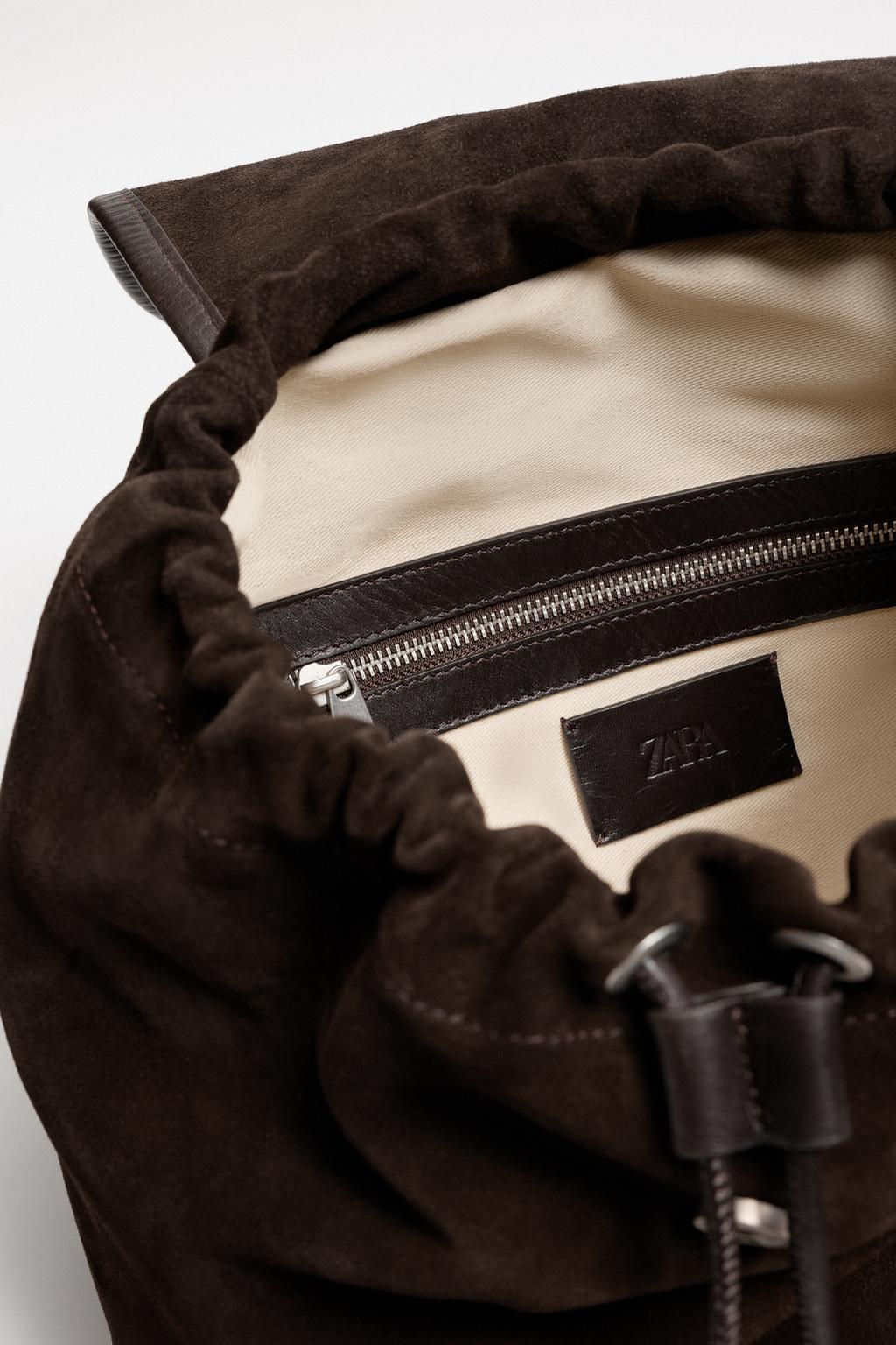 LIMITED EDITION LEATHER BACKPACK - Zara фото 6