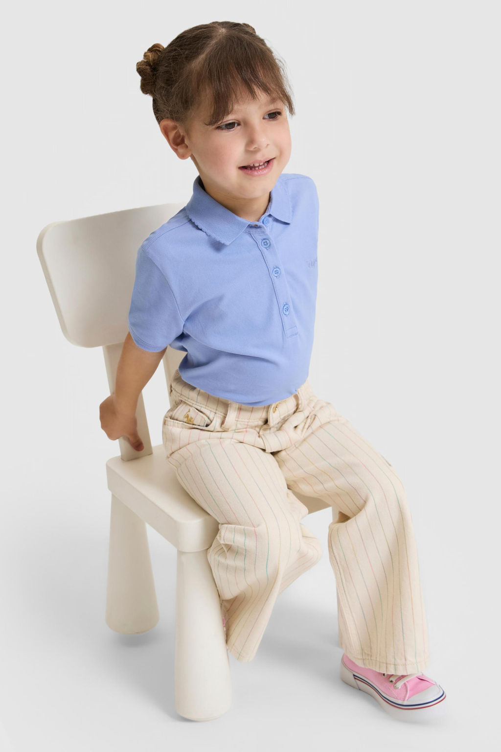 K_z _ocuk Polo Yaka Mor Basic Ti__rt - U.s. polo assn фото 4