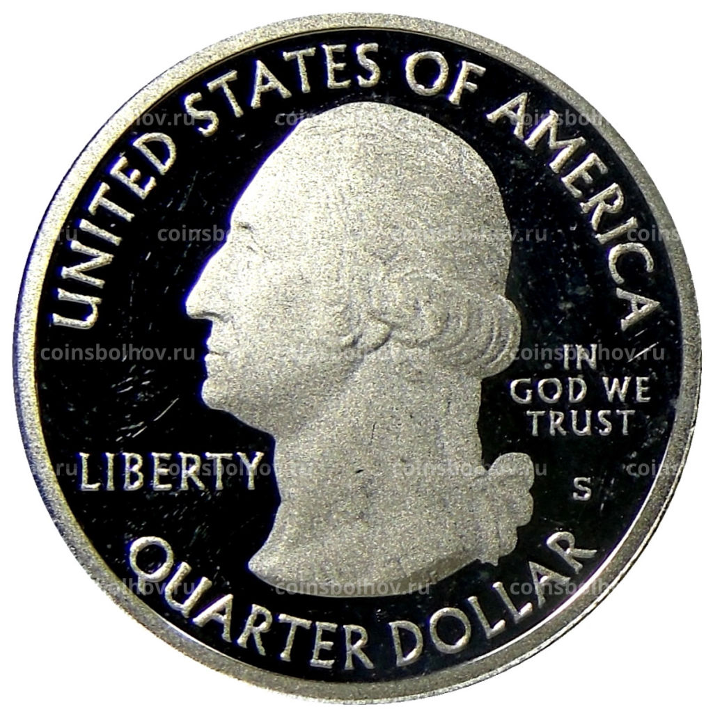 1/4 доллара (25 центов) 2012 года S США Национальные парки № 15  Денали