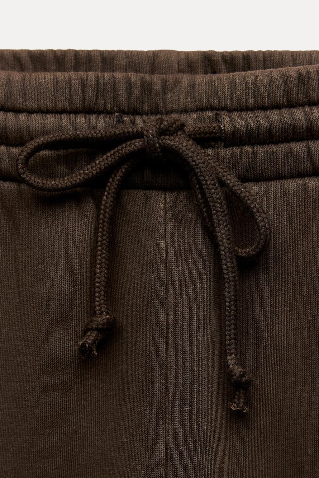 FADED WIDE-LEG TROUSERS - Zara фото 6